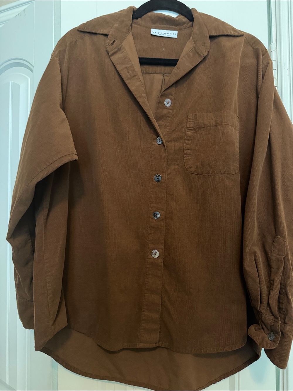 Bryn Walker Brown Button-Up Shirt